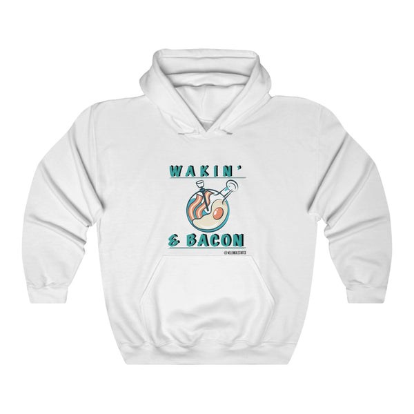 “Wakin & Bacon” 420 Unisex Heavy Blend™ Hooded Sweatshirt