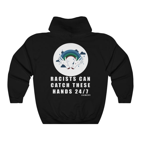 “Racists Can Catch” Unisex Heavy Blend™ Hooded Sweatshirt