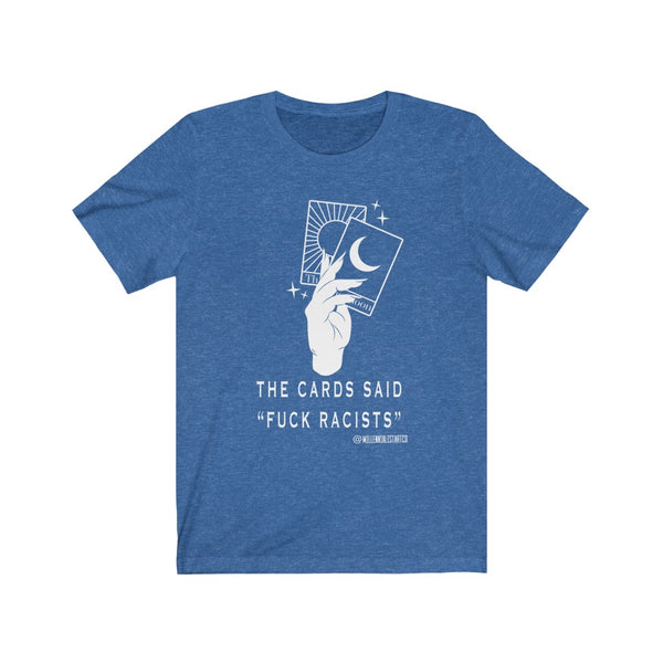 “Fuck Racists” Unisex Jersey Short Sleeve Tee