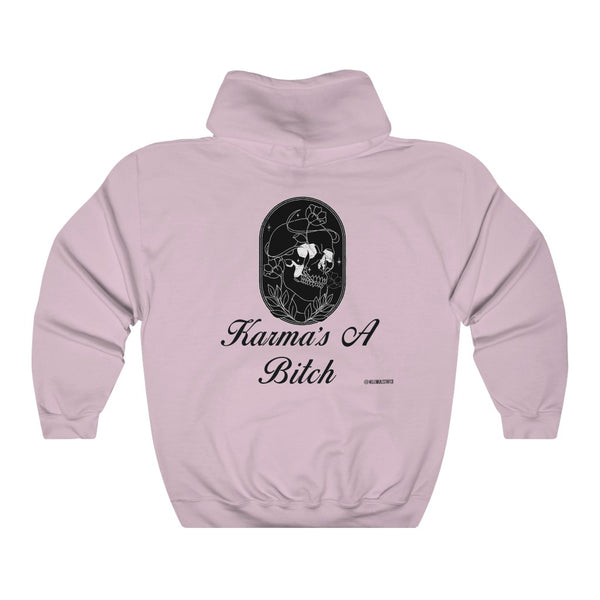 “Karmas A Bitch” Unisex Heavy Blend™ Hooded Sweatshirt