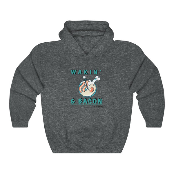 “Wakin & Bacon” 420 Unisex Heavy Blend™ Hooded Sweatshirt