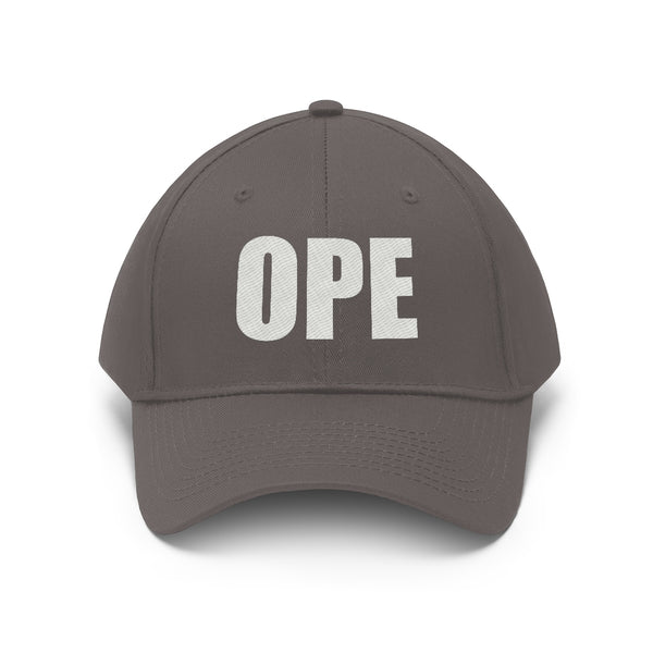 “Ope” Unisex Twill Hat