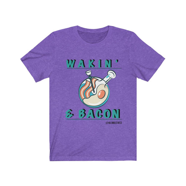 “Wakin And Bacon” Unisex Jersey Short Sleeve Tee