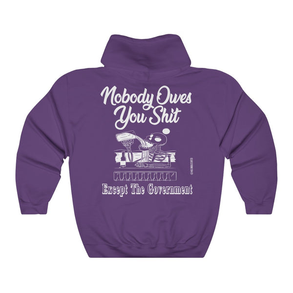 “Nobody Owes You Shit” Unisex Heavy Blend™ Hooded Sweatshirt