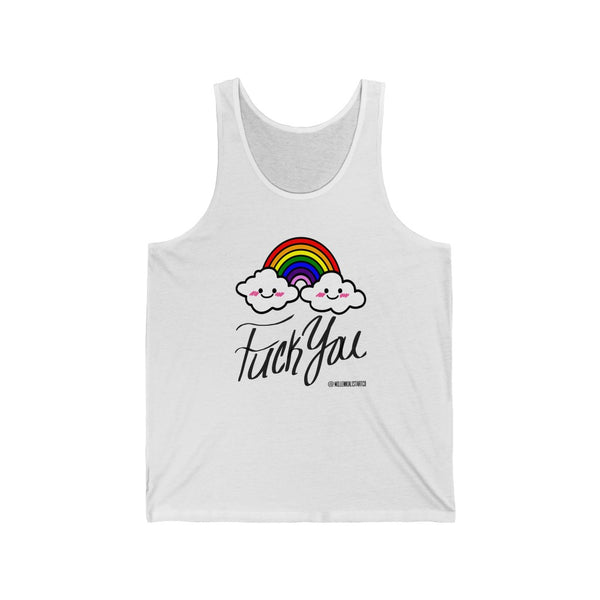 “Fuck You Rainbow” Unisex Jersey Tank