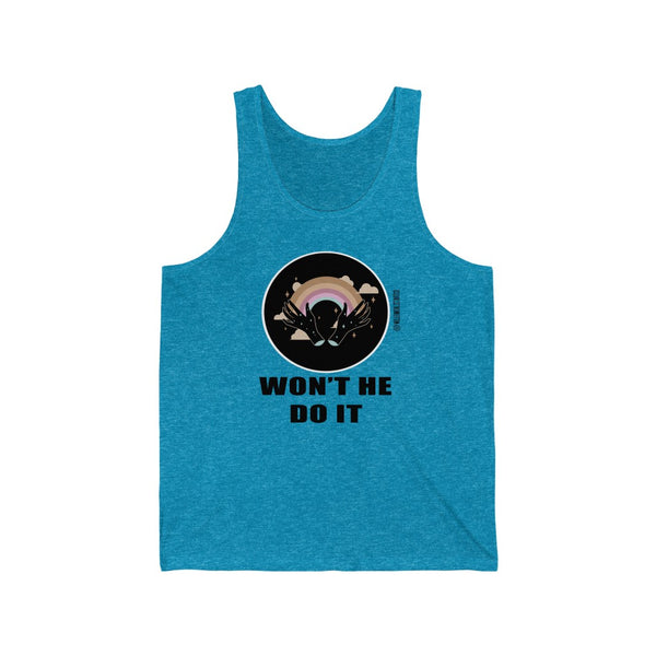 “Won’t He Do It” Unisex Jersey Tank