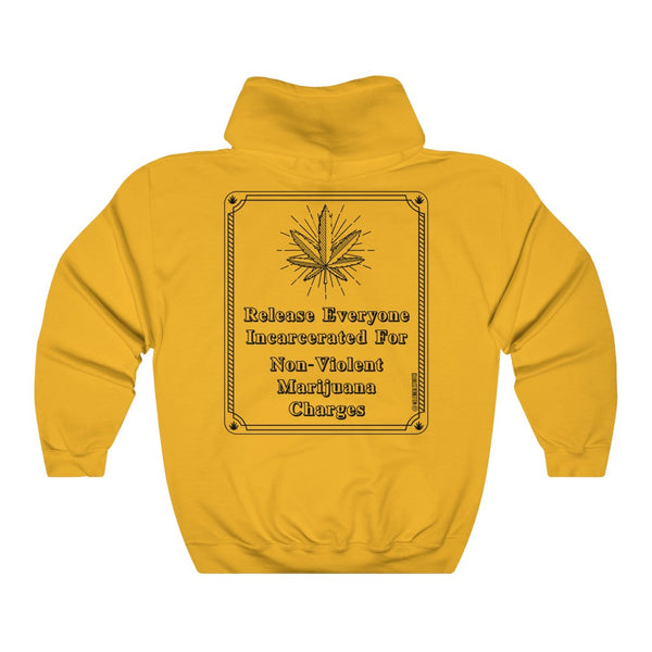 “Release Everyone For Weed” 420 Unisex Heavy Blend™ Hooded Sweatshirt