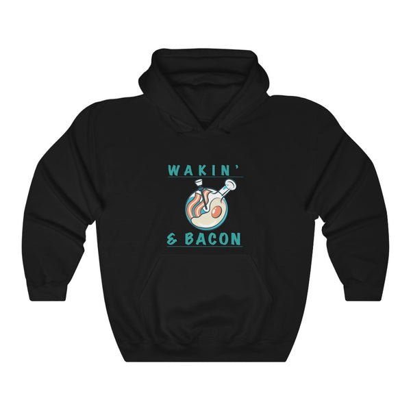 “Wakin & Bacon” 420 Unisex Heavy Blend™ Hooded Sweatshirt