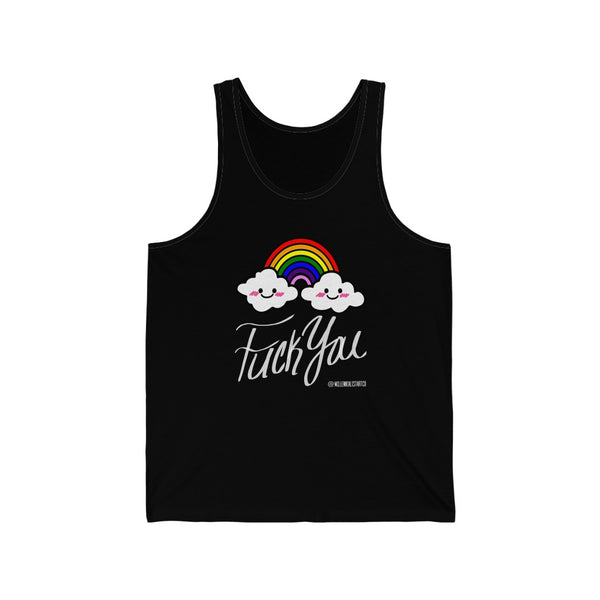 “Fuck You Rainbow” Unisex Jersey Tank