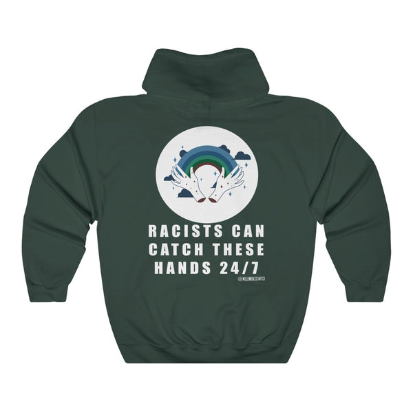 “Racists Can Catch” Unisex Heavy Blend™ Hooded Sweatshirt