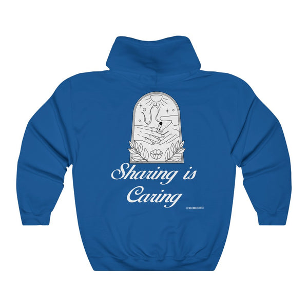 “Sharing Is Caring” 420 Unisex Heavy Blend™ Hooded Sweatshirt