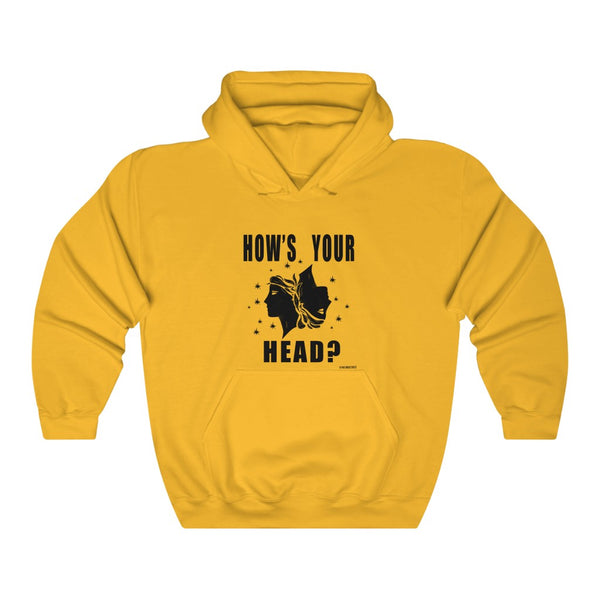 “How’s Your Head” Unisex Heavy Blend™ Hooded Sweatshirt