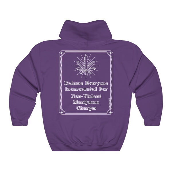 “Release Everyone For Weed” 420 Unisex Heavy Blend™ Hooded Sweatshirt