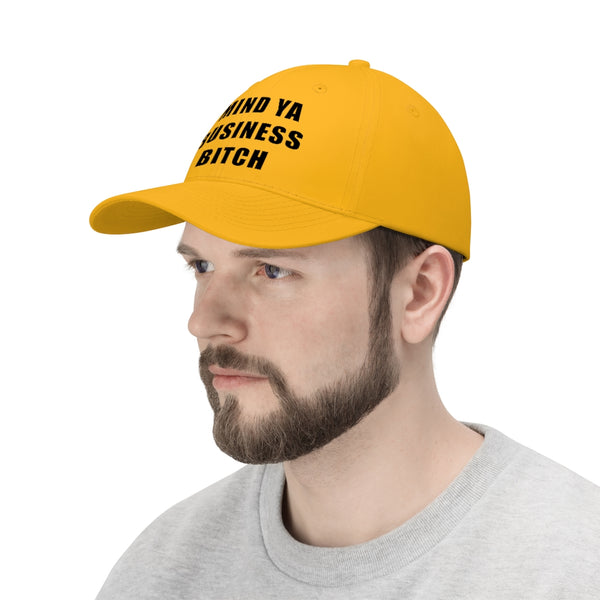 “Mind Ya Business Bitch” Unisex Twill Hat