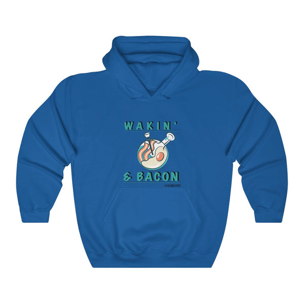 “Wakin & Bacon” 420 Unisex Heavy Blend™ Hooded Sweatshirt