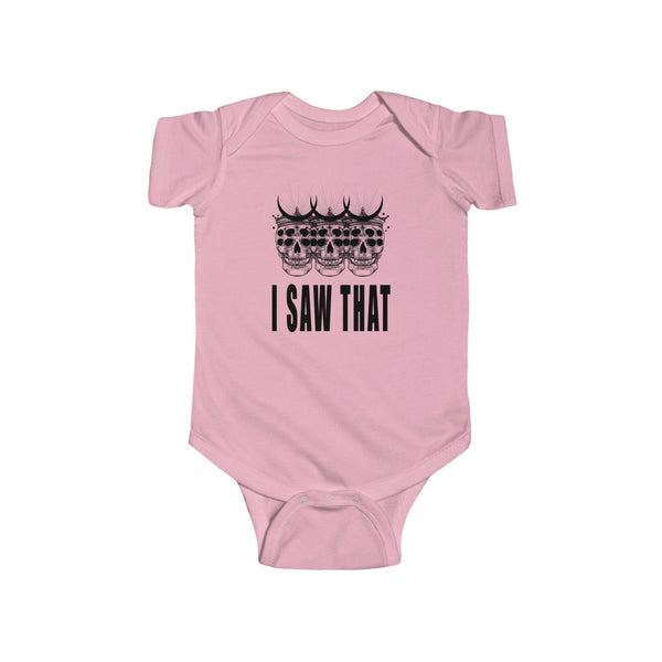 "I Saw That" Infant Fine Jersey Bodysuit