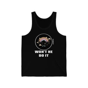 “Won’t He Do It” Unisex Jersey Tank