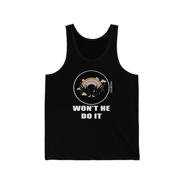 “Won’t He Do It” Unisex Jersey Tank